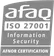 AFAQ ISO 27001 Information Security — AFNOR Certification